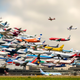 Image for article titled This Amazing Multiple Exposure Hannover Airport Takeoffs Photo Is Not Real
